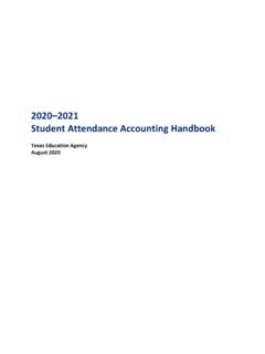 2020-21 Student Attendance Accounting Handbook