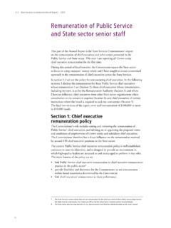 Remuneration of Public Service and State sector …