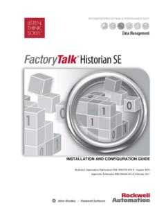 Installation and Configuration Guide - Rockwell Automation
