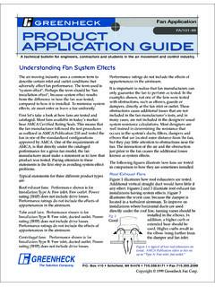 Fan Application product application guide