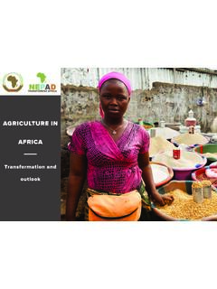 AGRICULTURE IN AFRICA - tralac