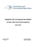 HANDBOOK FOR THE FAMILIES AND FRIENDS OF NEW …