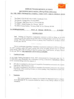 Official Notification – Check Here - tamilnadupost.nic.in