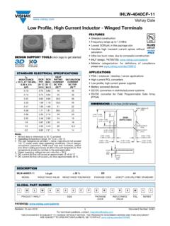 Low Profile, High Current Inductor - Winged Terminals
