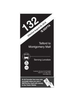 Telford to Montgomery Mall - SEPTA