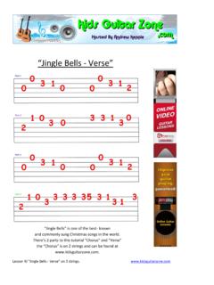 Jingle Bells - Verse - Kids Guitar Zone