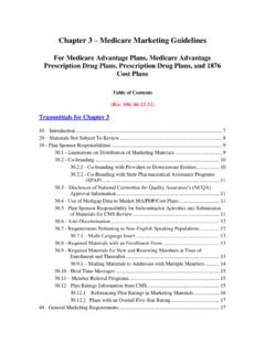 Medicare Managed Care Manual - CMS