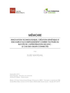 M&#201;MOIRE - Objets connect&#233;s