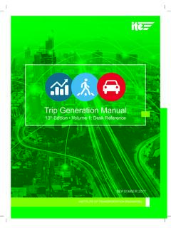 Trip Generation Manual