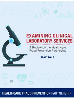 EXAMINING CLINICAL LABORATORY SERVICES