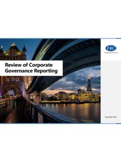 FRC Review of Corporate Governance Reporting November …