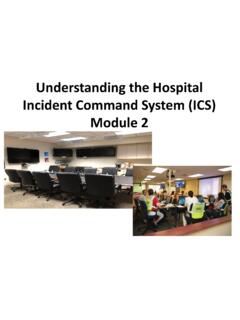 Understanding the Hospital Incident Command System