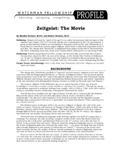 Zeitgeist: The Movie - watchman.org