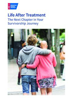 Life After Treatment - American Cancer Society