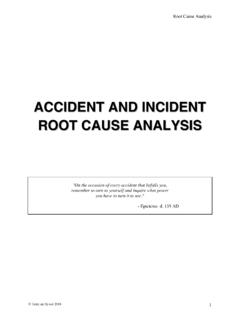 Root Cause Analysis - CIOB Academy