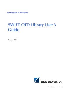 SWIFT OTD Library User’s Guide - Oracle
