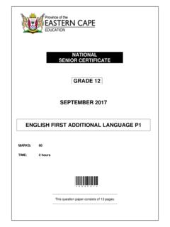 GRADE 12 SEPTEMBER 2017 ENGLISH FIRST …