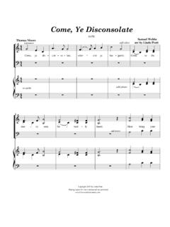 Come, Ye Disconsolate - Free Ward Choir Music