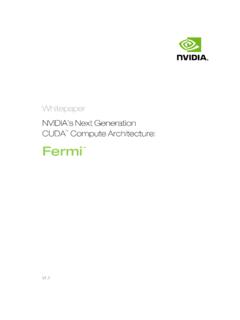 NVIDIA Fermi Architecture Whitepaper