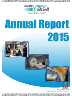 MINISTRY OF HEALTH AND MEDICAL SERVICES Annual …