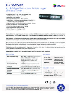 EL-USB-TC-LCD - Lascar Electronics
