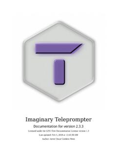 Imaginary Teleprompter