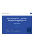 New Public Works Contracts: the employer’s …