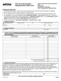 OTC (Over-the-Counter) Send completed form and ...