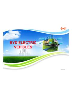 BYD ELECTRIC VEHICLES - International Council on Clean ...