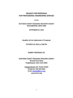 REQUEST FOR PROPOSALS FOR PROFESSIONAL …