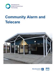 Community Alarm and Telecare - Aberdeenshire