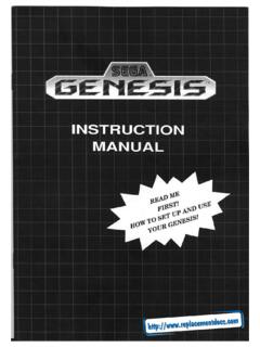 Sega Genesis (USA, NTSC) - progetto-SNAPS