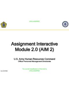 Assignment Interactive Module 2.0 (AIM 2) - United States …