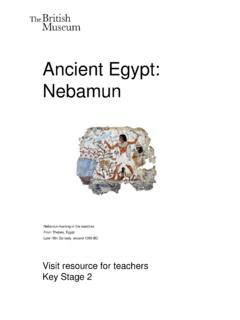 Ancient Egypt: Nebamun - British Museum