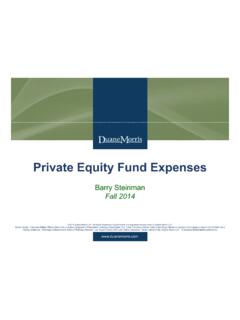 Private Equity Fund Expenses - Duane Morris
