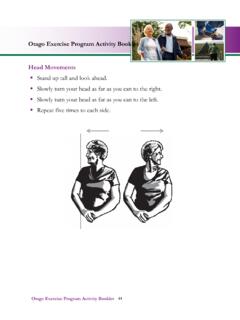 Otago Exercise Program Activity Booklet Head Movements