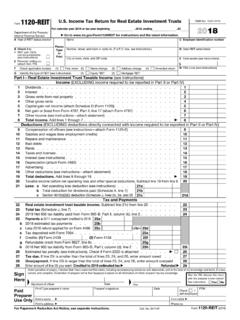 1120-REIT U.S. Income Tax Return for Real Estate ...