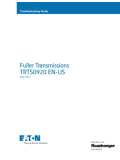 Fuller Transmissions TRTS0920 EN-US - Road Ranger