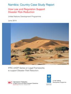 Namibia: Country Case Study Report - drr-law.org