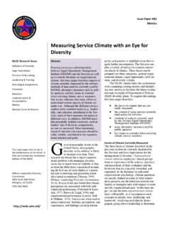 Measuring Service Climate with an Eye for Diversity
