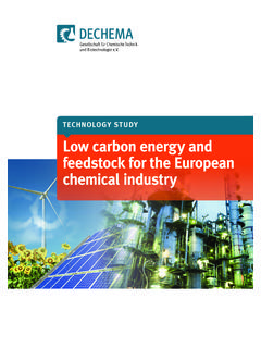 TECHNOLOGY STUDY Low carbon energy and …