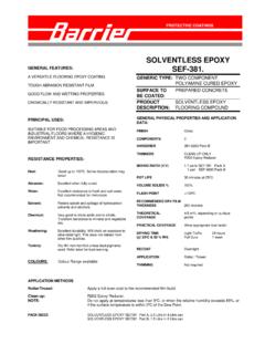 SOLVENTLESS EPOXY SEF-381. - ppglic.com.au