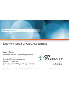 Designing Retail LNG/LCNG stations - Great Lakes …