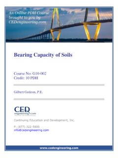 Bearing Capacity of Soils - CED Engineering
