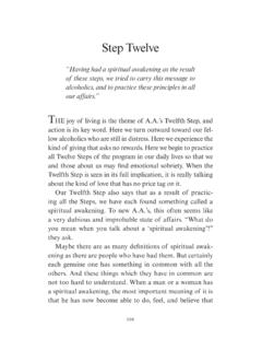 Twelve Steps - Step Twelve - (pp. 106-125)