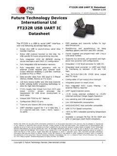 Future Technology Devices International Ltd FT232R USB ...