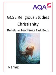 GCSE Religious Studies Christianity