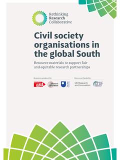 Civil society organisations in the global South