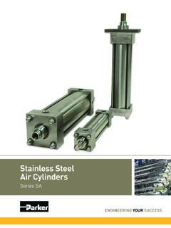 Stainless Steel Air Cylinders - parkercylinderdistributor.com