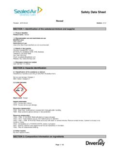 Safety Data Sheet - General Sanitation